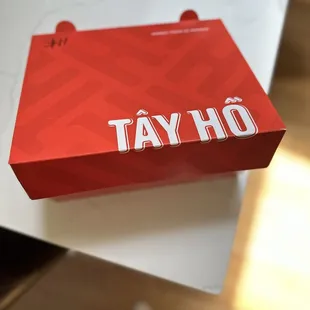 Cute takeout box!
