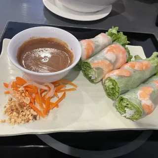 A2. Goi Cuon - Fresh Shrimp Spring Rolls