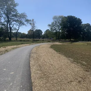 View of parking lot from playground