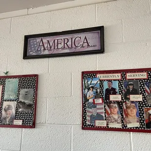 Wall honoring local, servicemen and women
