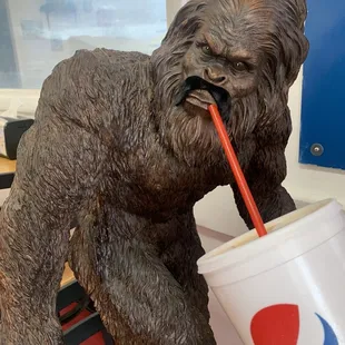 Pulled over to feed my Sasquatch. Burgers were fantastic. Seasoned fries are delicious.