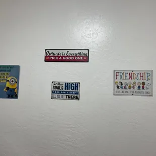 Bathroom signs