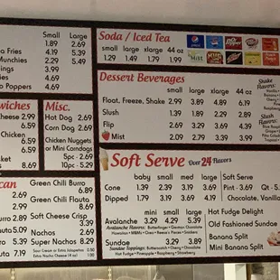 Menu part 2