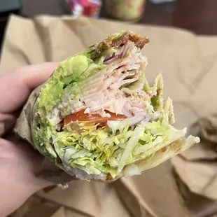 California Ave on gluten-free wrap
