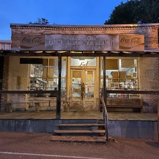 the front of the store