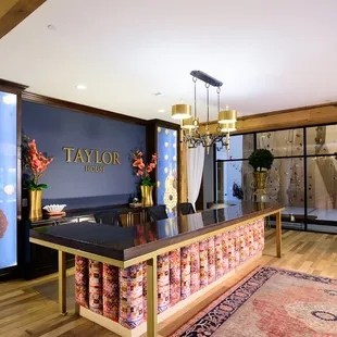 Inviting lobby and welcoming staff.