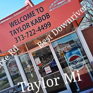 the front of taylor kabob