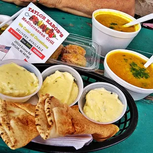 Lentils Soup n Toum Garlic Sauce