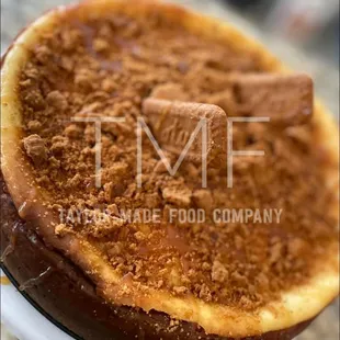 a close up of a dessert