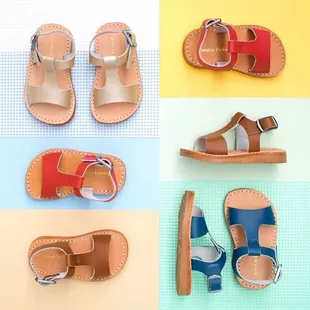 Get ready for the summer in these adorable leather sandals by Freshly Picked.