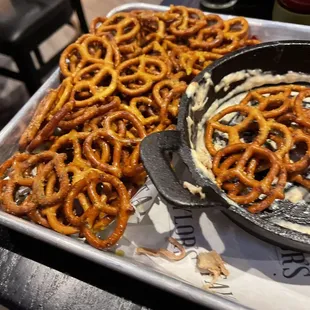 Pretzels...