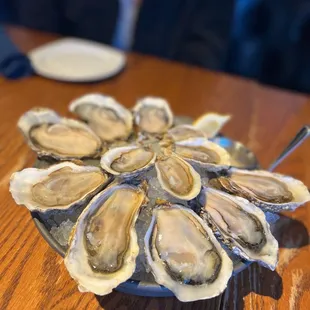 Dozen oysters