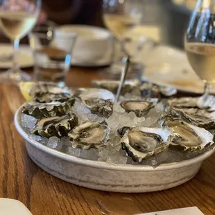 Kumamoto Oysters and a few others