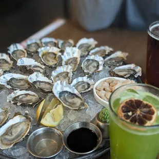 food, shellfish, mussels, oysters, oysters and mussels