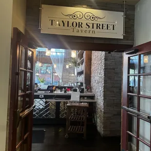 Entrance, it's so pretty!  I love chandeliers!