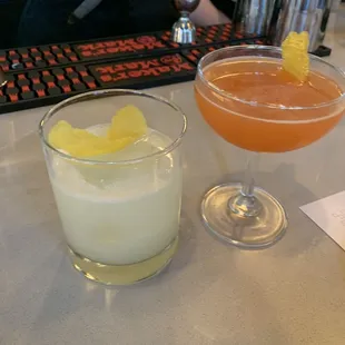 All in time and Paper crane cocktails