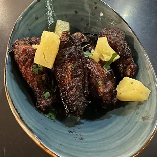 chicken wings and fried chicken, food