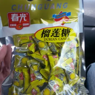 Durian candy. So good but smells and tastes just like fresh durian.