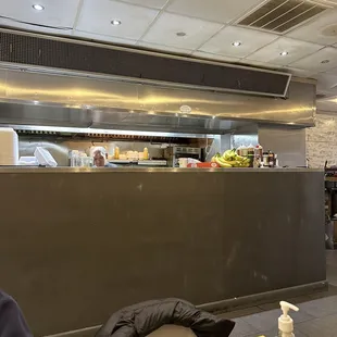 Open kitchen area