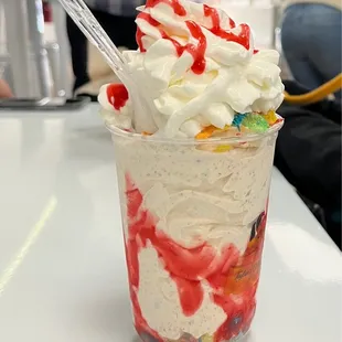 an ice cream sundae