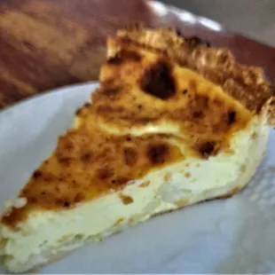 This Egg Custard Pie baked by Kerry at Taylor Kitchen tastes as good as it looks !