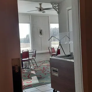 Another open dining area in back.