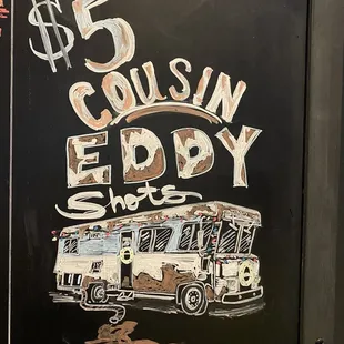 a chalk drawing of a bus