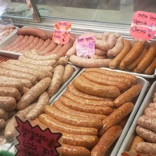 Sausage made on site