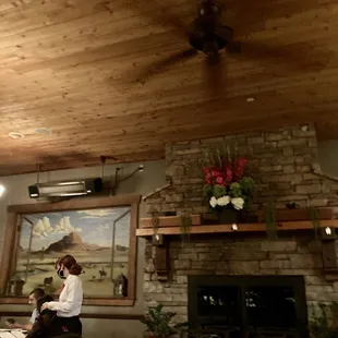 a man sitting at a table