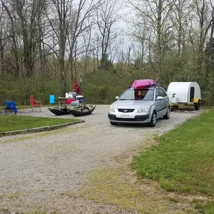 Site 3. Large &amp; open, woods in back.