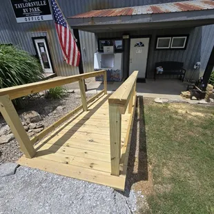 New entryway to mailroom