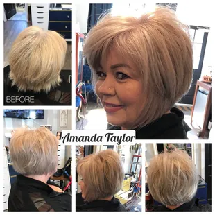 Beige Blond for youthful grey blending
