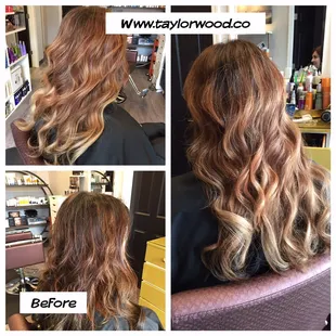 Color and extension makeover