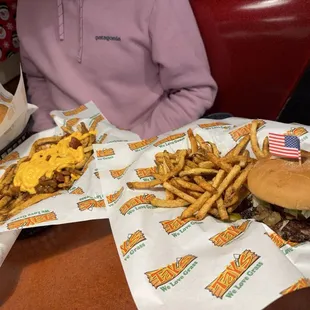 Chili cheese fries Toys Double Burger