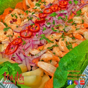 ceviche de camarones