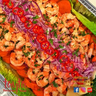 ceviche de camarones