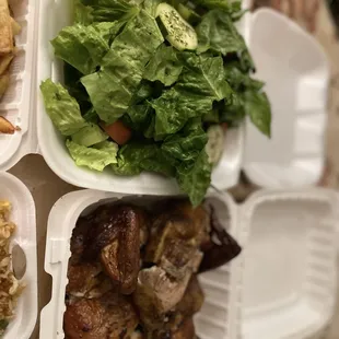 Salad &amp; chicken