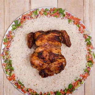 a plate of food