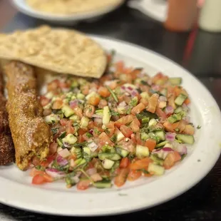 a plate of food