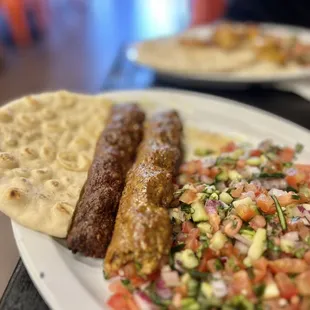 a plate of food