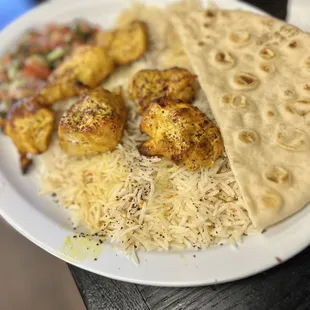 a plate of food