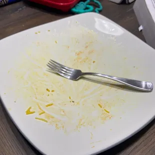 Empty plate, wrote review AFTER dinner