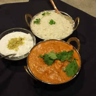 Chicken Tikka Masala W/rice.