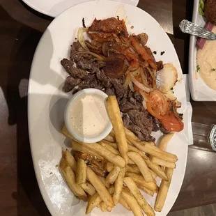 small shawarma plate