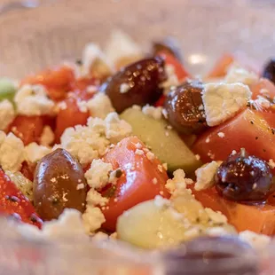 Greek salad traditional style