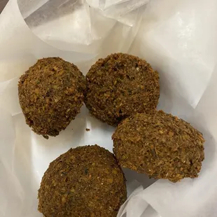 Freshly fried Falafel