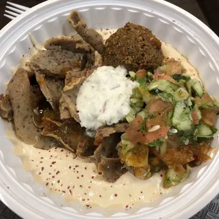 Hummus Gyros Bowl