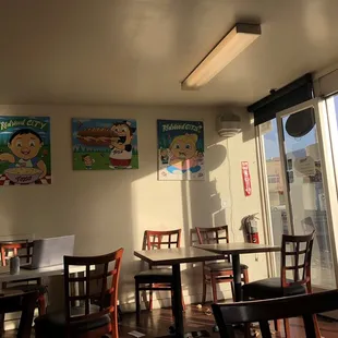 tables and chairs