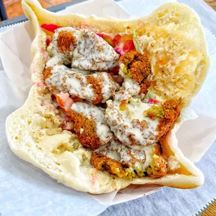 Falafel in samoon