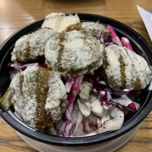 Not very good falafel bowl